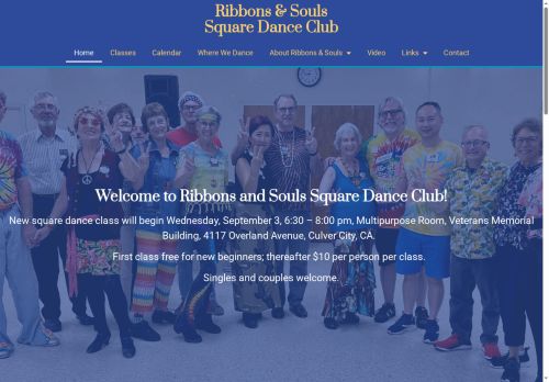 Web site for "Ribbons & Souls"