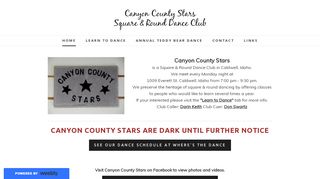 Web site for "Canyon County Stars"