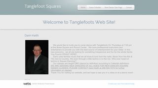 Web site for "Tanglefoot Squares"
