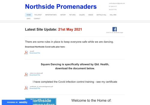 Web site for "Northside Promenaders"