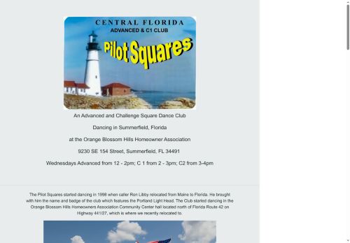 Web site for "Pilot Squares"