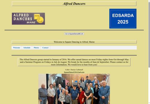 Web site for "Alfred Dancers"