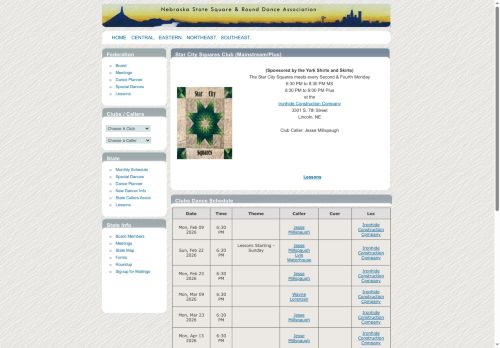 Web site for "Star City Squares"
