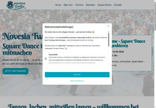 Web site for "Novesia Twirlers"