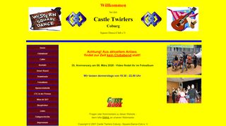 Web site for "Castle Twirlers Coburg"