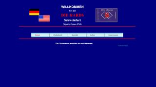 Web site for "Die Hards Schweinfurt"