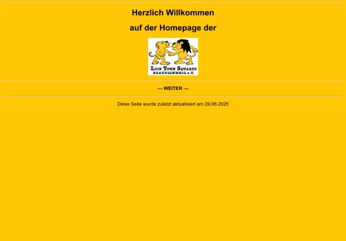 Web site for "Lion Town Squares Braunschweig e. V."