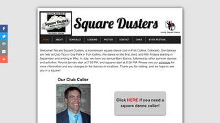 Web site for "Square Dusters"