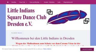 Web site for "Little Indians SDC"