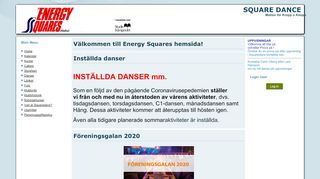 Web site for "Energy Squares"