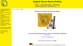 Web site for "Sydjysk Square Dance Kolding"