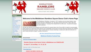 Web site for "Middletown Ramblers"