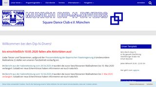 Web site for "Munich Dip-N-Divers"