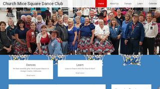 Web site for "Church Mice Square Dance Club"