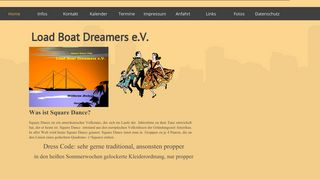 Web site for "Load Boat Dreamers"