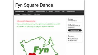 Web site for "Fyn Square Dance Club"