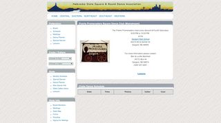 Web site for "Prairie Promenaders"