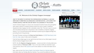 Web site for "Clickety Cloggers"