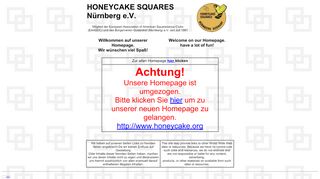 Web site for "Honeycake Squares Nuernberg"