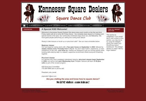 Web site for "Kennesaw Square Dealers"