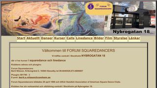 Web site for "Forum Squaredancers"