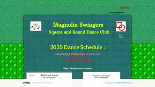 Web site for "Magnolia Swingers Square and Round Dance Club"