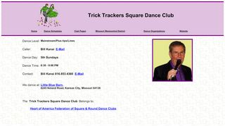 Web site for "Trick Trackers"