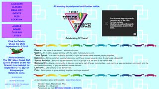 Web site for "The Wilde Bunch"