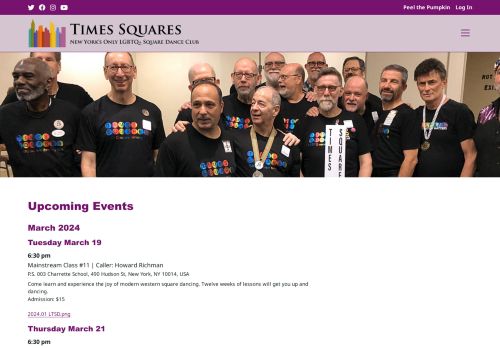 Web site for "Times Squares"