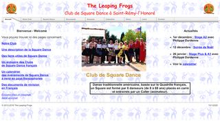 Web site for "The Leaping Frogs"