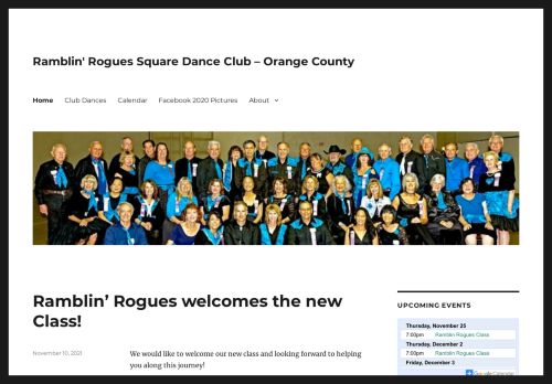 Web site for "Ramblin' Rogues"