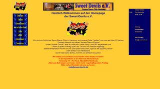 Web site for "Sweet Devils e.V."