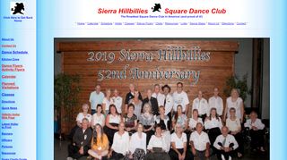 Web site for "Sierra Hillbillies Square & Round Dance Club"