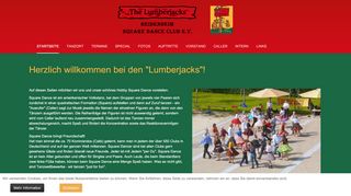 Web site for "The Lumberjacks e.V"