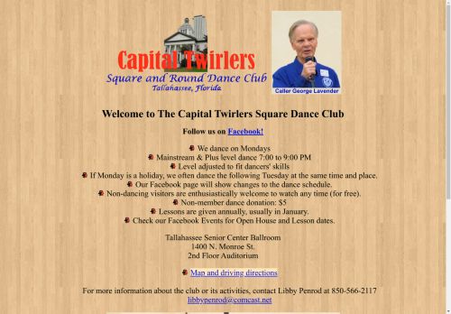 Web site for "Capital Twirlers"