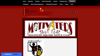 Web site for "Motivaters Square Dance Club"