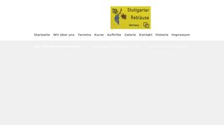 Web site for "Stuttgarter Rebläuse Square Dance Club e.V."